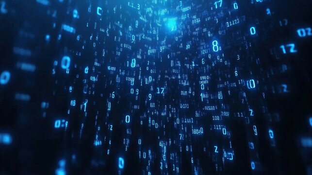 abstract binary code
