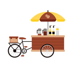 Coffee Street Bike Cart 1