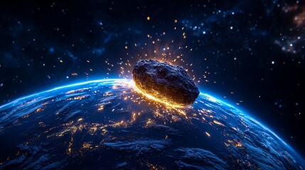 Holographic Planetary Defense Simulation Concept