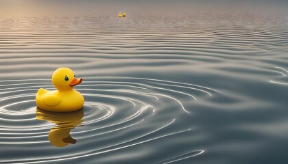 duck in water
