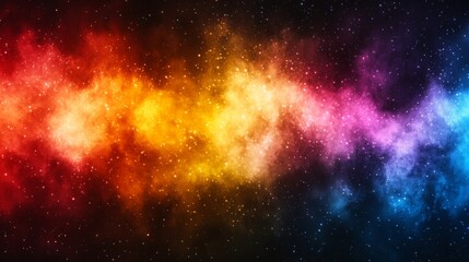 Naklejka premium Colourful Cosmic Energy