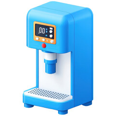 Stylish Blue Water Dispenser with Digital Display for Home and Office Use