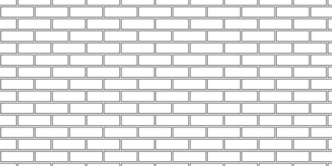 Empty masonry pavement floor and wall limestone brickwork concrete texture. Urban white, black line cement rough row wallpaper abstract background.	
