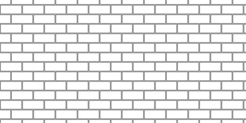 Empty masonry pavement floor and wall limestone brickwork concrete texture. Urban white, black line cement rough row wallpaper abstract background.	