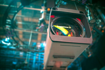 studio camera at the concert.