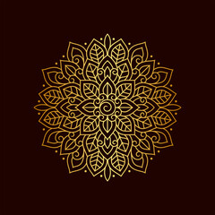 Beautiful Luxury Gold Mandala Illustration Vol. 17