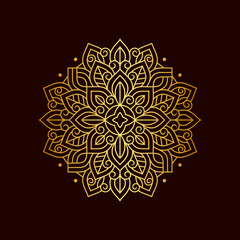 Beautiful Luxury Gold Mandala Illustration Vol. 20