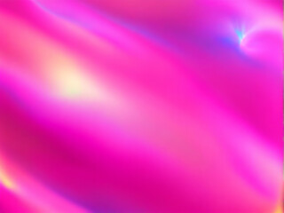 Abstract Pink Pastel Holographic Blurred Background with Iridescent Foil Effect