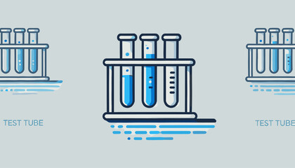 Obraz premium Conceptual vector illustration of a study