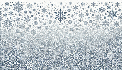 Snowflake concept vector illustration