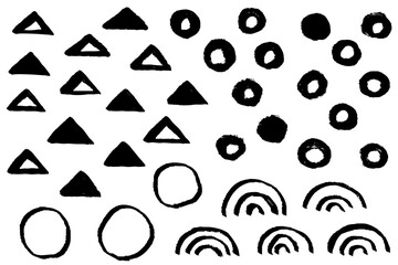 和風のあしらいイラストのセット