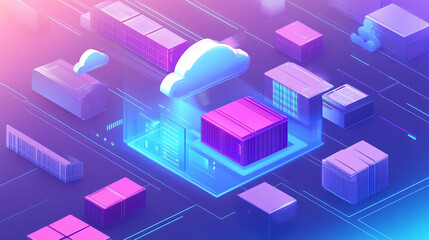 Cloud-based platforms managing logistics data for seamless operations.