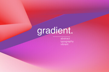 abstract gradient design with vibrant pink and purple tones, creating a soft and smooth flow of overlapping shapes cool