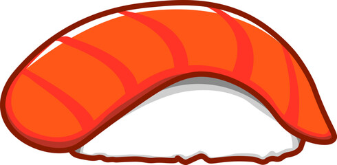 illustration of a sushi