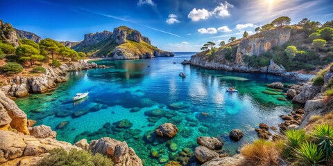 Fototapeta premium Anthony Quinn Bay Coastal Retreat - Surreal Landscape