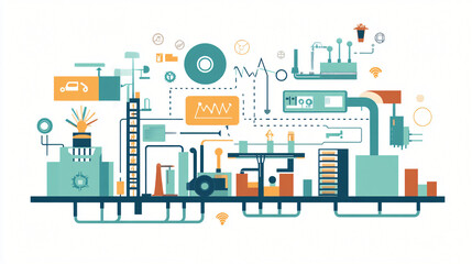 Integrating IoT sensors with automation systems to enable real-time monitoring of production processes and performance