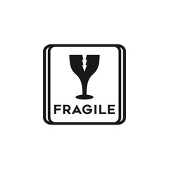 logo icon vector flat fragile