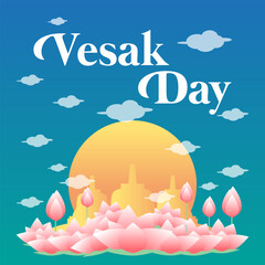 vesak day greeting card