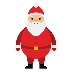 Christmas Santa Claus Vector Illustration for Holiday Season Design and Decorations