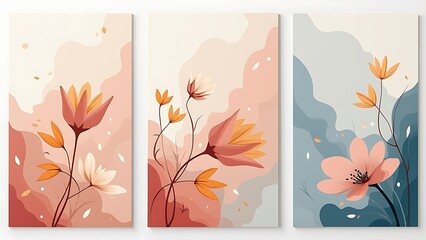floral background with flowers