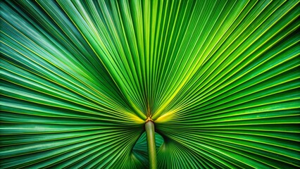 Fototapeta premium Tropical Palm Leaf Texture - Beautiful Background with Copy Space