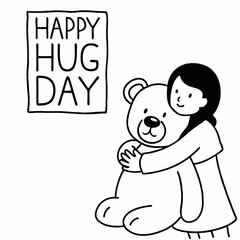 happy day illustration vector art, 