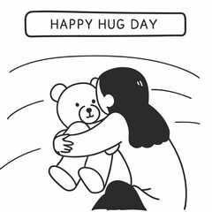 happy day illustration vector art, 