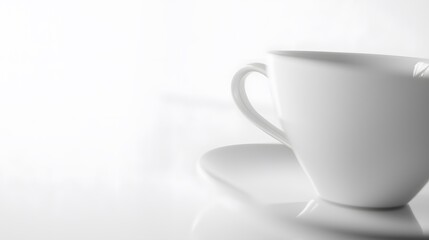 Obraz premium of a shiny ceramic teapot with a smooth white finish, isolated on a clean white background. Ceramic appliances 