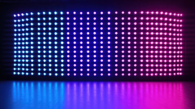 Eye-catching LED technology enhancing visual displays for various settings.