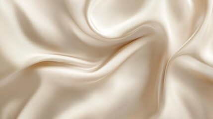 Obraz premium Cream Silk Fabric Texture Background