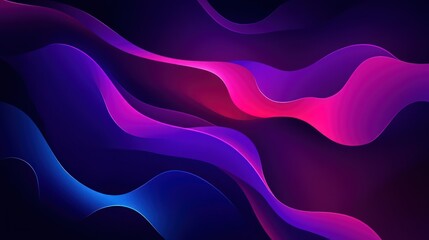 Abstract Purple Blue Pink Wave Background Design