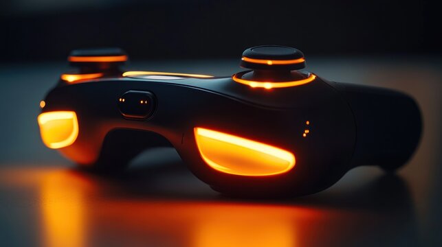 Illuminated Modern Gaming Controller Design