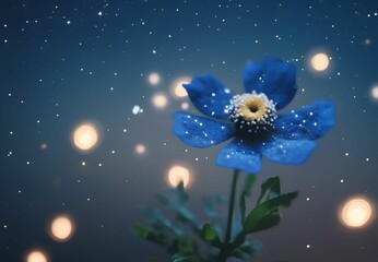 flower in the night