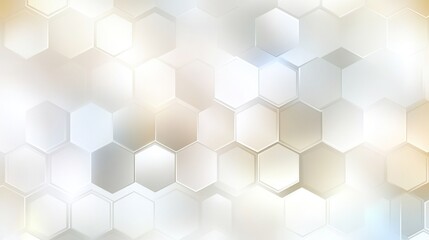 Abstract Hexagon Pattern Soft Hues Background