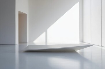 Fototapeta premium empty white room 