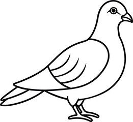 Goldenfinch-bird-line-art-vector-design