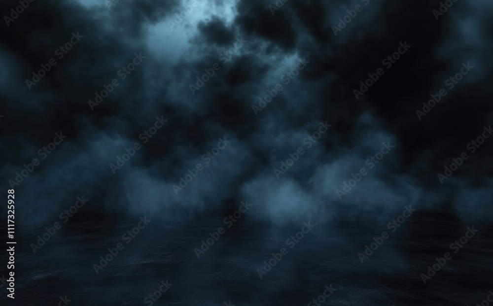 Wall mural clouds background