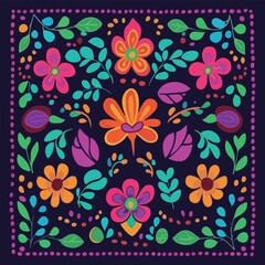Vibrant Floral Pattern