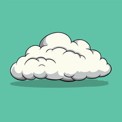 Fluffy Cloud Illustration