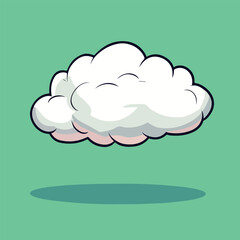 Fluffy Cloud Illustration