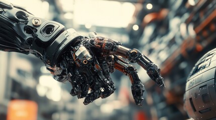 Cybernetic Hand Reaching: A Glimpse into the Future of Technology