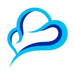 Cloud Vector Logo Design Template