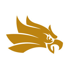 Eagle Head Vector Logo Design Template