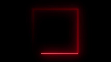 Abstract brown neon glowing line frame, animated moving led light screen box projection 3d rendering, empty blank space vertical presentation design background, futuristic laser sprectrum - Powered by Adobe