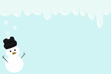 Snowman Christmas Greeting card