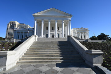 Obraz premium State Capital Building at Richmond, Virginia early in the morning. 