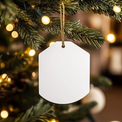 Christmas Tag Mockup