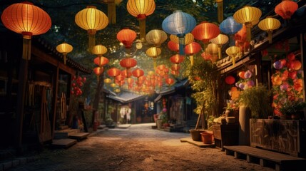 Chinese Lantern Street