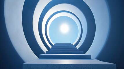 Obraz premium abstract 3d tunnel 