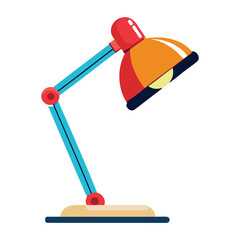 stylish table lamp vector art for modern home decor